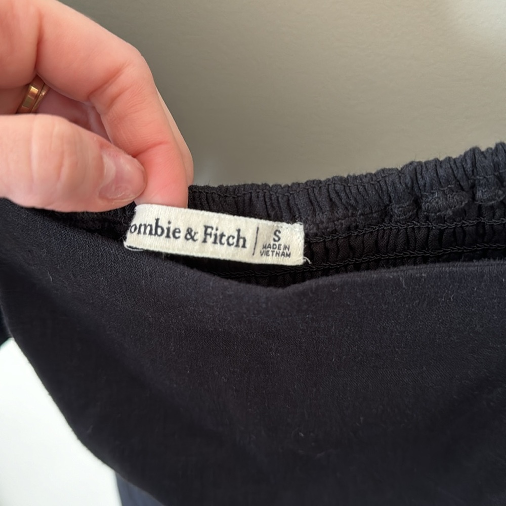 A&F Black Linen Dress - Picture 2 of 2